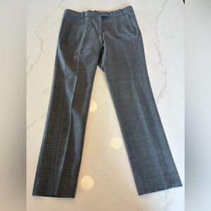 J. Crew Gray Plaid Tailored Dress Pants
